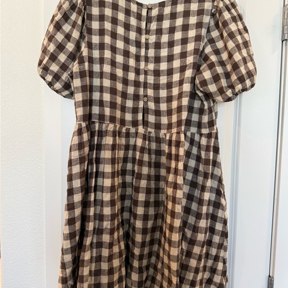 Ryle + Cru Marley Charcoal Check Dress - Women’s - Picture 2 of 4